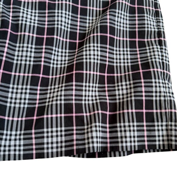 IZOD Men's Performance Black Pink Plaid Shorts Size 36 - Picture 5 of 8